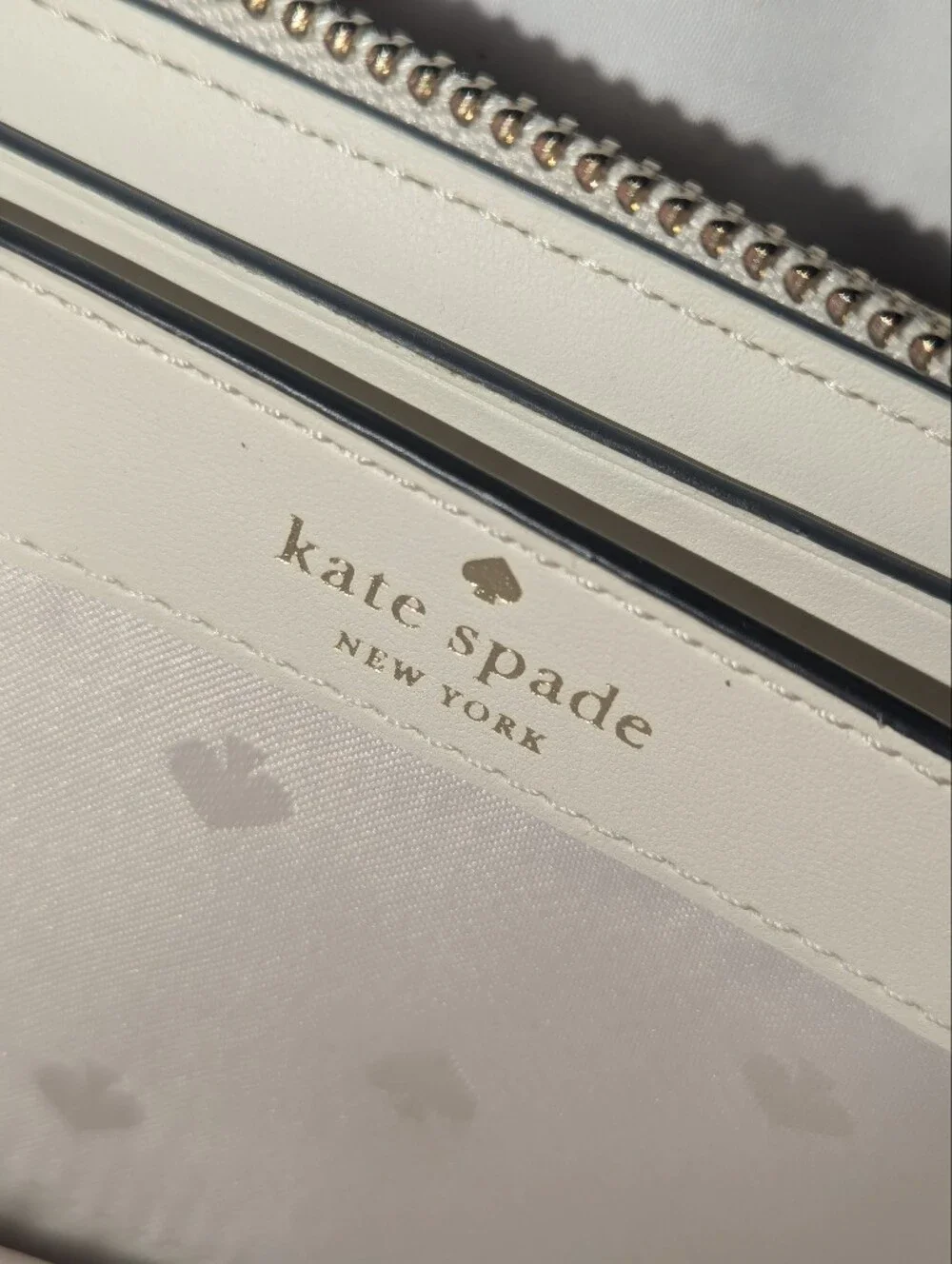 Kate Spade Staci Scribble Hearts Print Continental Zip Wallet